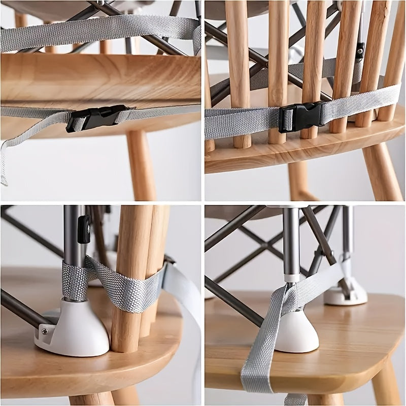 1pc Children's Folding Dining Chair, Portable, Detachable Plate, Suitable For Baby At Home Eating And Outdoor Picnic Dining Chair Easter Gift