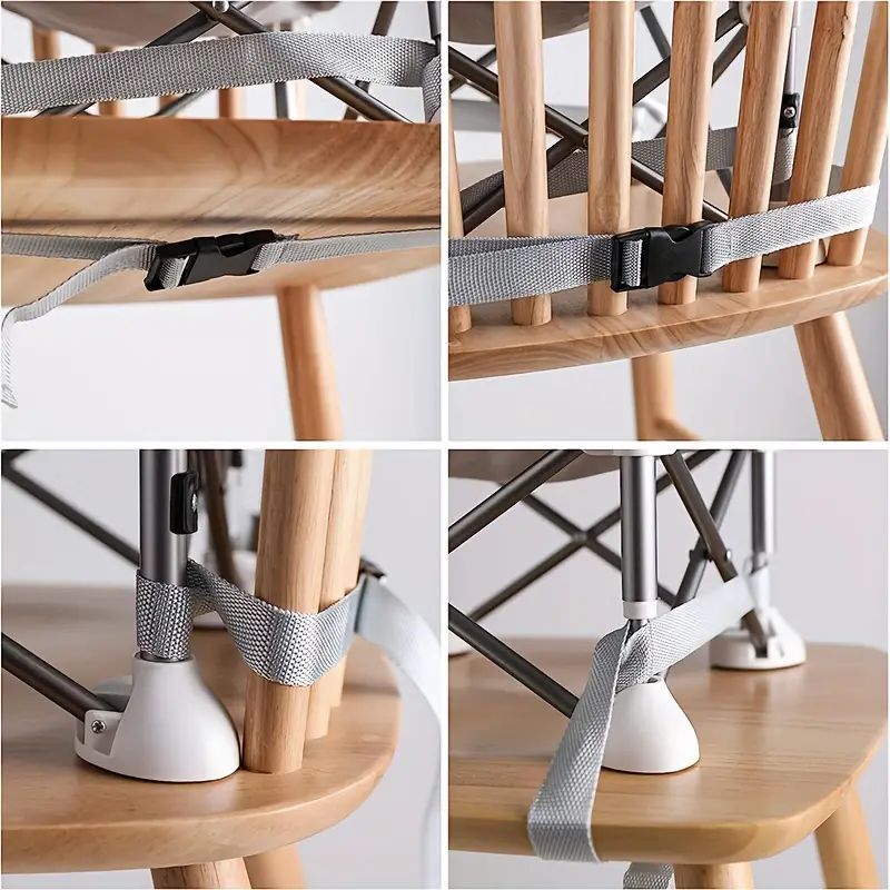 1pc Children's Folding Dining Chair, Portable, Detachable Plate, Suitable For Baby At Home Eating And Outdoor Picnic Dining Chair Easter Gift